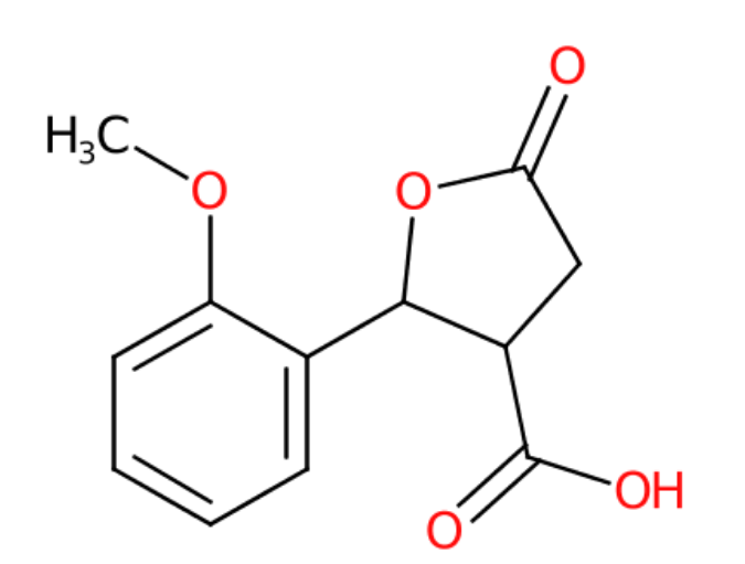 2-(2-Methoxyphenyl)-5-oxotetrahydrofuran-3-carboxylic acid